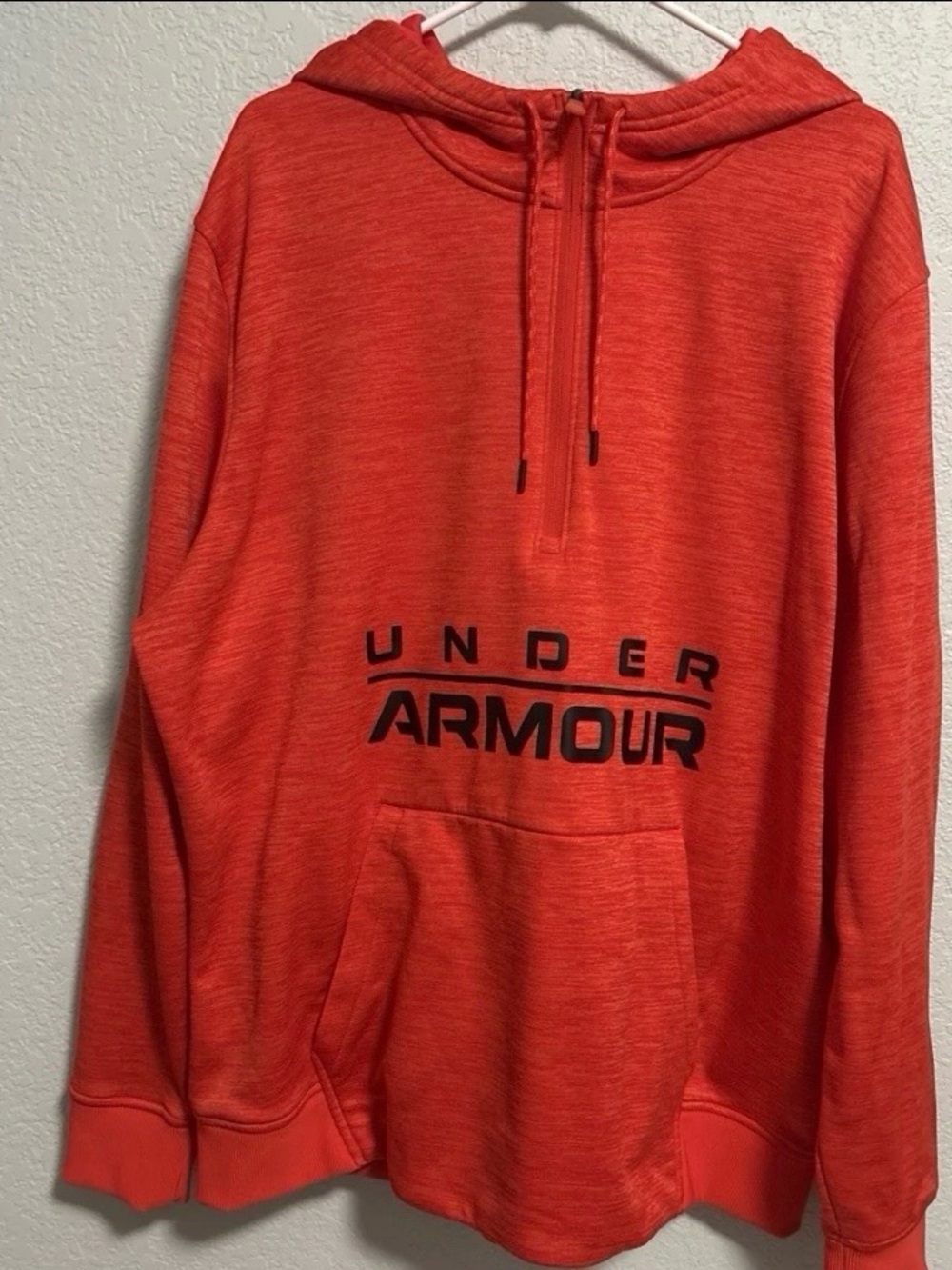 Under Armour Men's Red Hoodie Sweatshirt